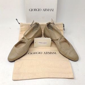 Giorgio Armani Women's Vintage Woven Flats